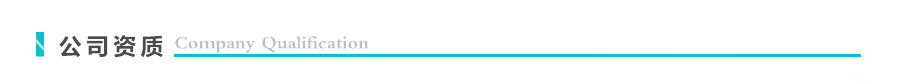 公司資質(zhì) 公司資質(zhì)
