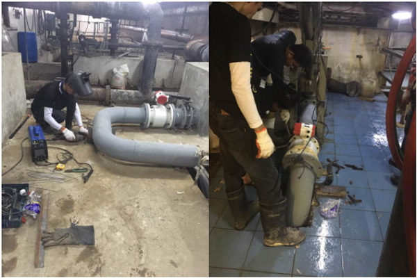 米科電磁流量計在菲律賓安裝現場